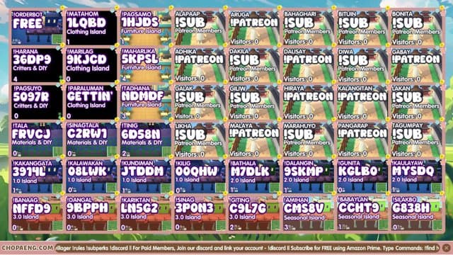 ChoPaeng playing Animal Crossing: New Horizons - Live Casino Stream