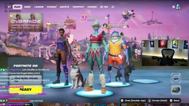 Hectic playing Fortnite - Live Casino Stream