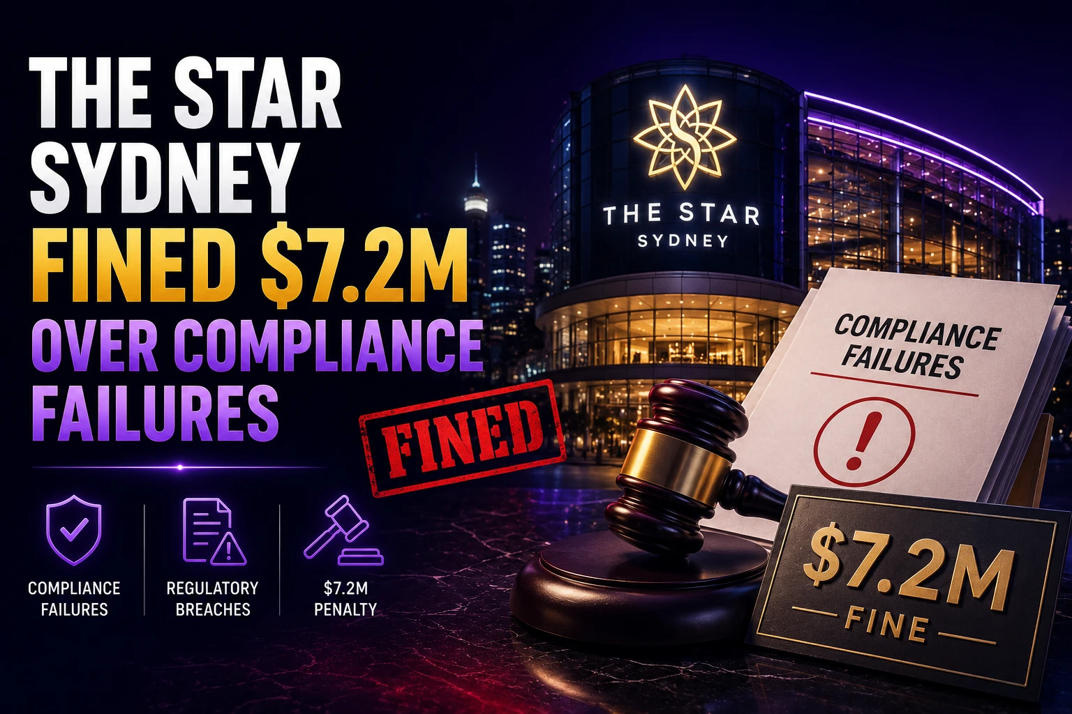 The Star Sydney Fined $7.2M Over Compliance Failures