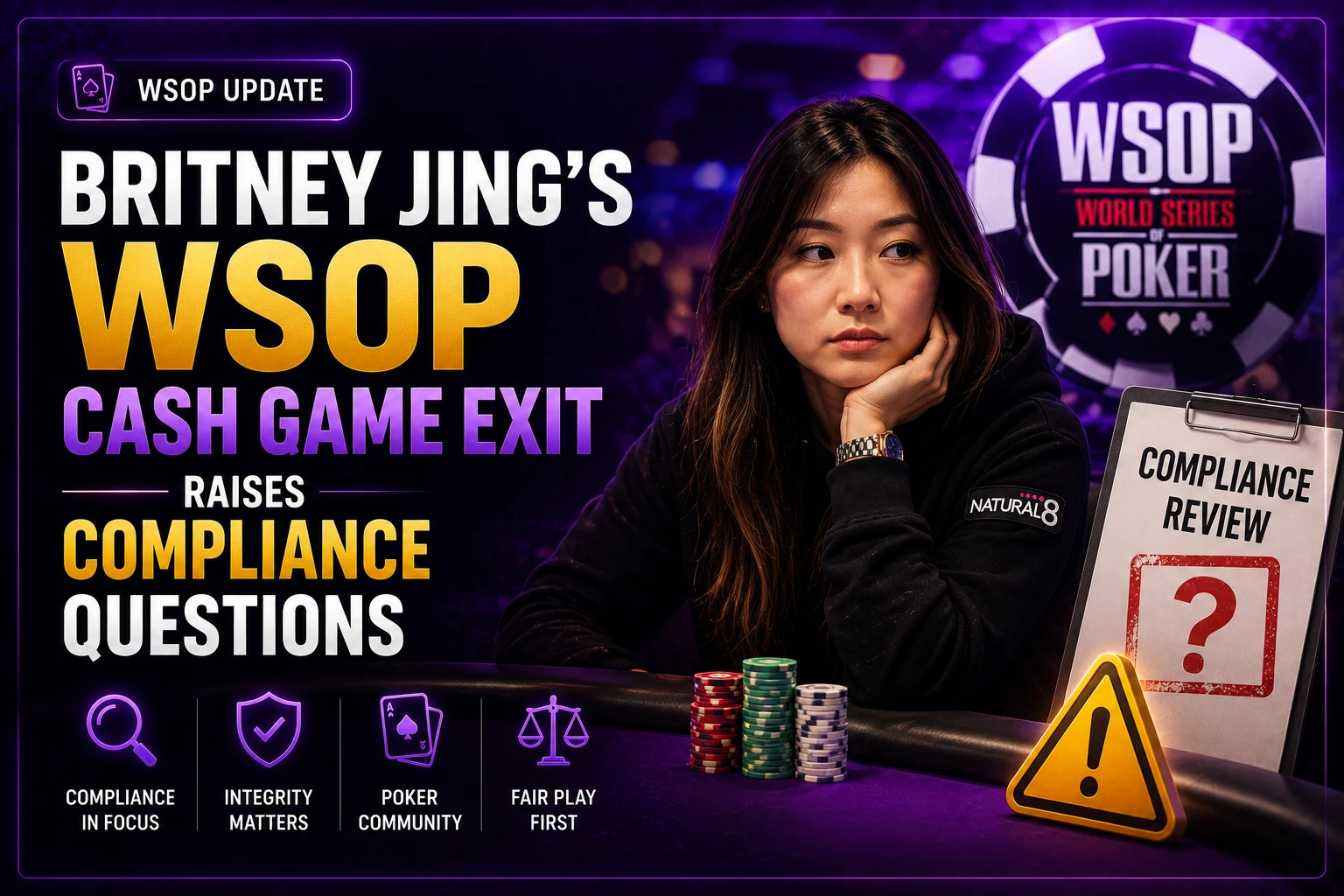Britney Jing’s WSOP Cash Game Exit Raises Compliance Questions